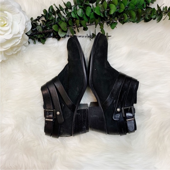 Steve Madden Size 7 Black Regent Black Western Ankle Boots - Picture 2 of 5